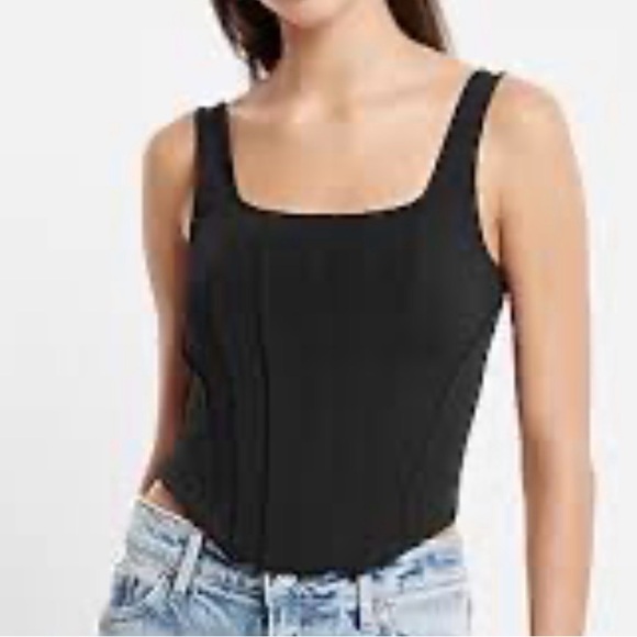 Express Tops - Express Black Women's Corset Top
